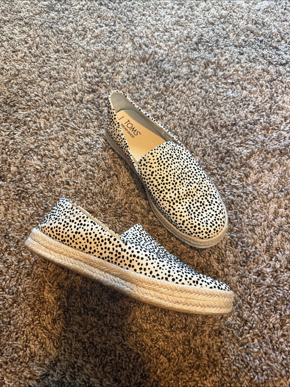Tom’s espadrille shoes